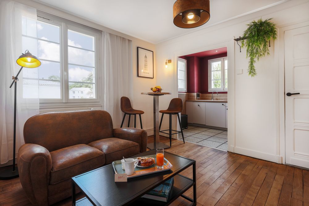 Séjour et cuisine ouverte