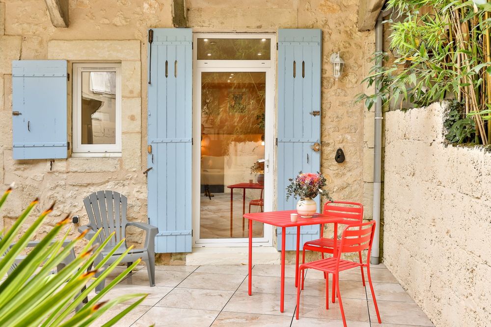 Terrasse privative d'un appartement